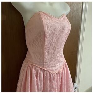 80s Sweetheart pink midi